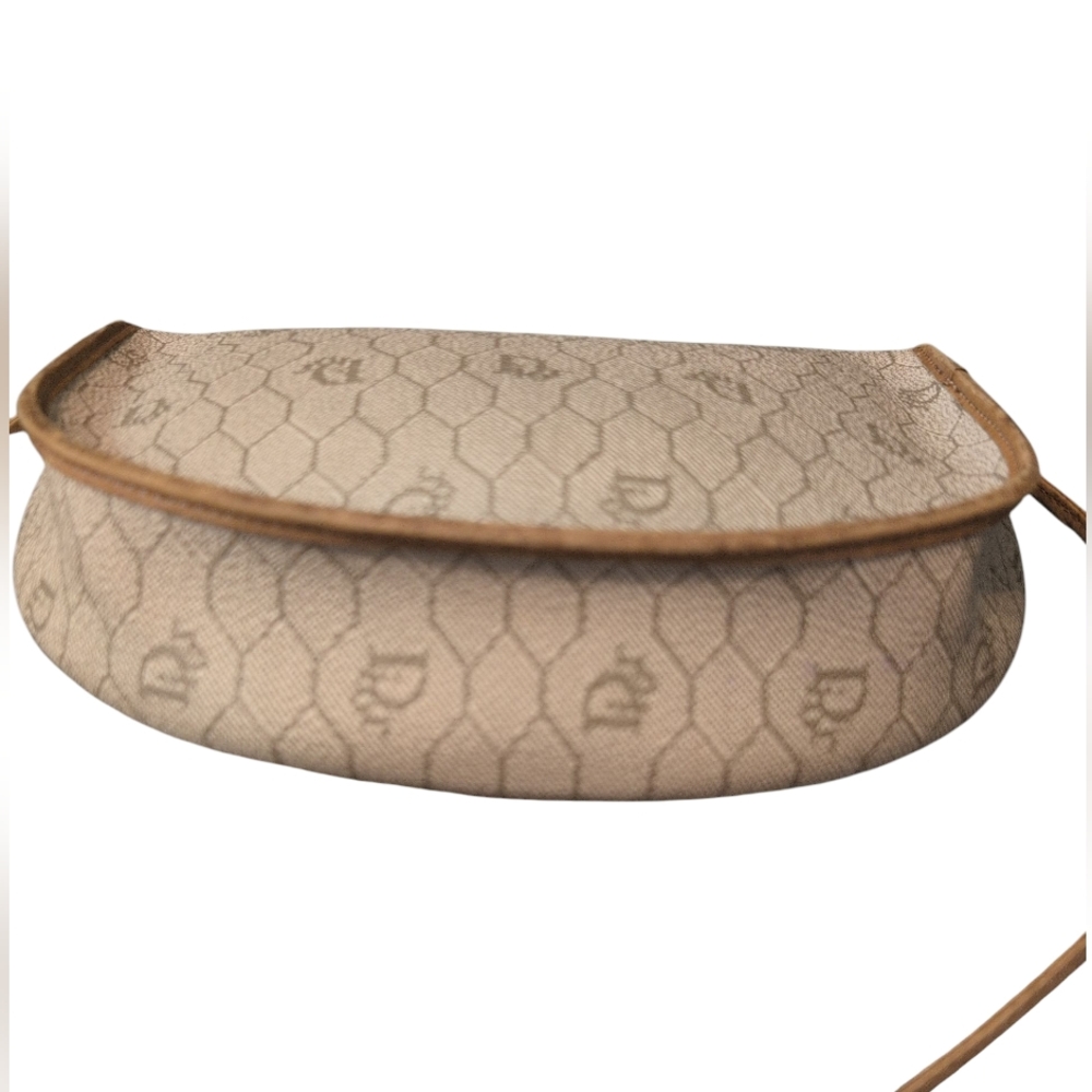 Christian Dior Beige Crossbody Bag Stylish Clean Long Strap Italy - Picture 6 of 14